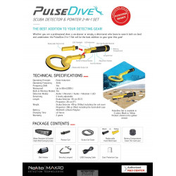 Nokta - Makro Pulsdive Pointer + Scuba Yellow SET