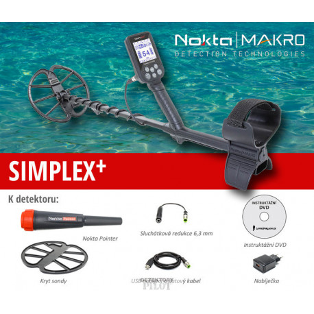 Detektor kovů Nokta-Makro Simplex + PP set Detektor kovů Nokta-Makro Simplex + PP set