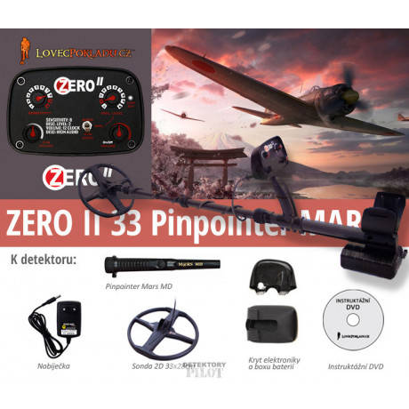 Detektor kovů LP ZERO II 33 - pinpointer set