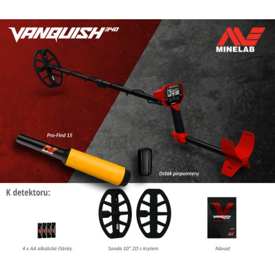 Minelab Vanquish 340 pinpointer set
